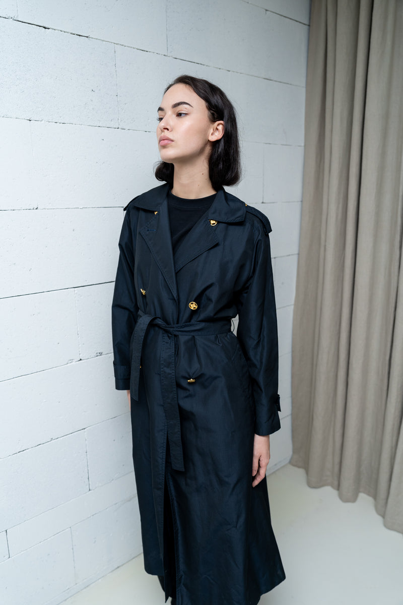 Celine Silk Trench Coat – Cosmic Kids