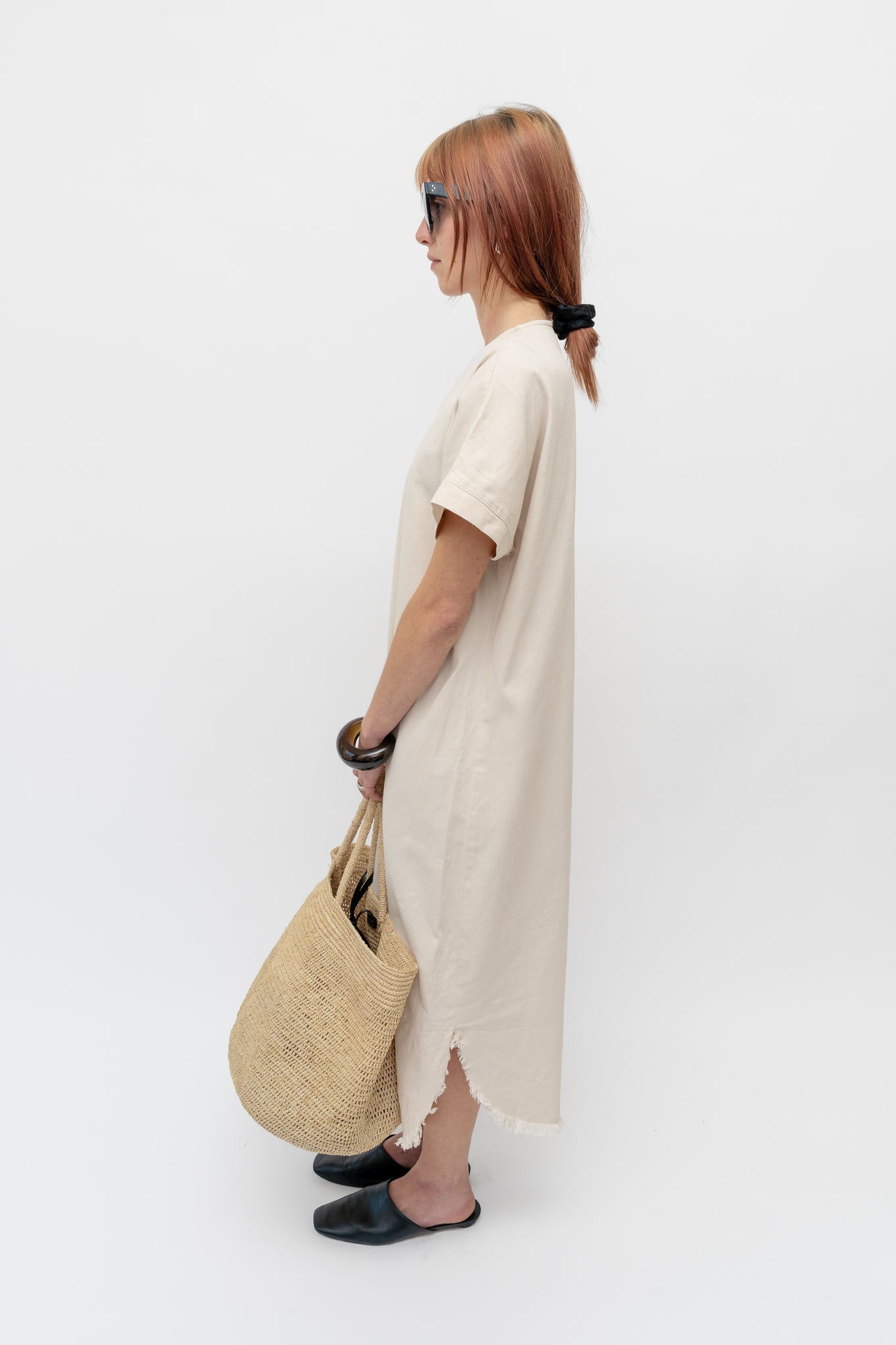 Frayed Dress Cream