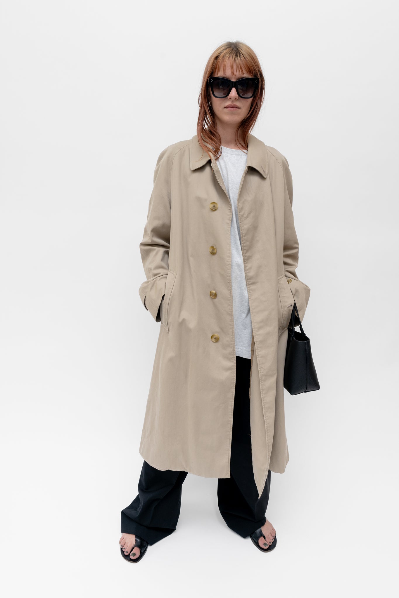 Beige car coat hotsell