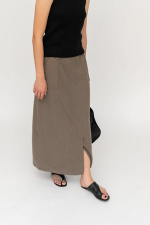 Maxi Skirt Khaki