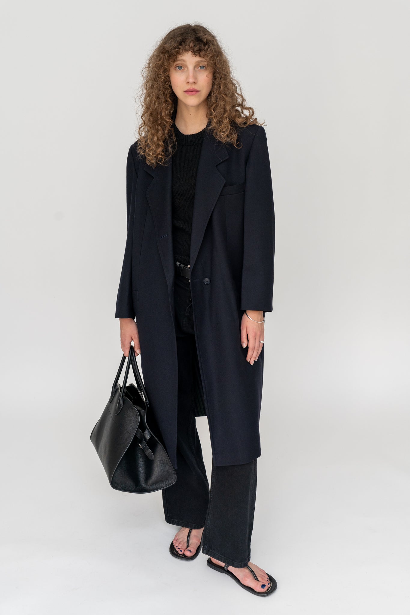 Wool Coat Deep Navy