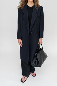 Wool Coat Deep Navy