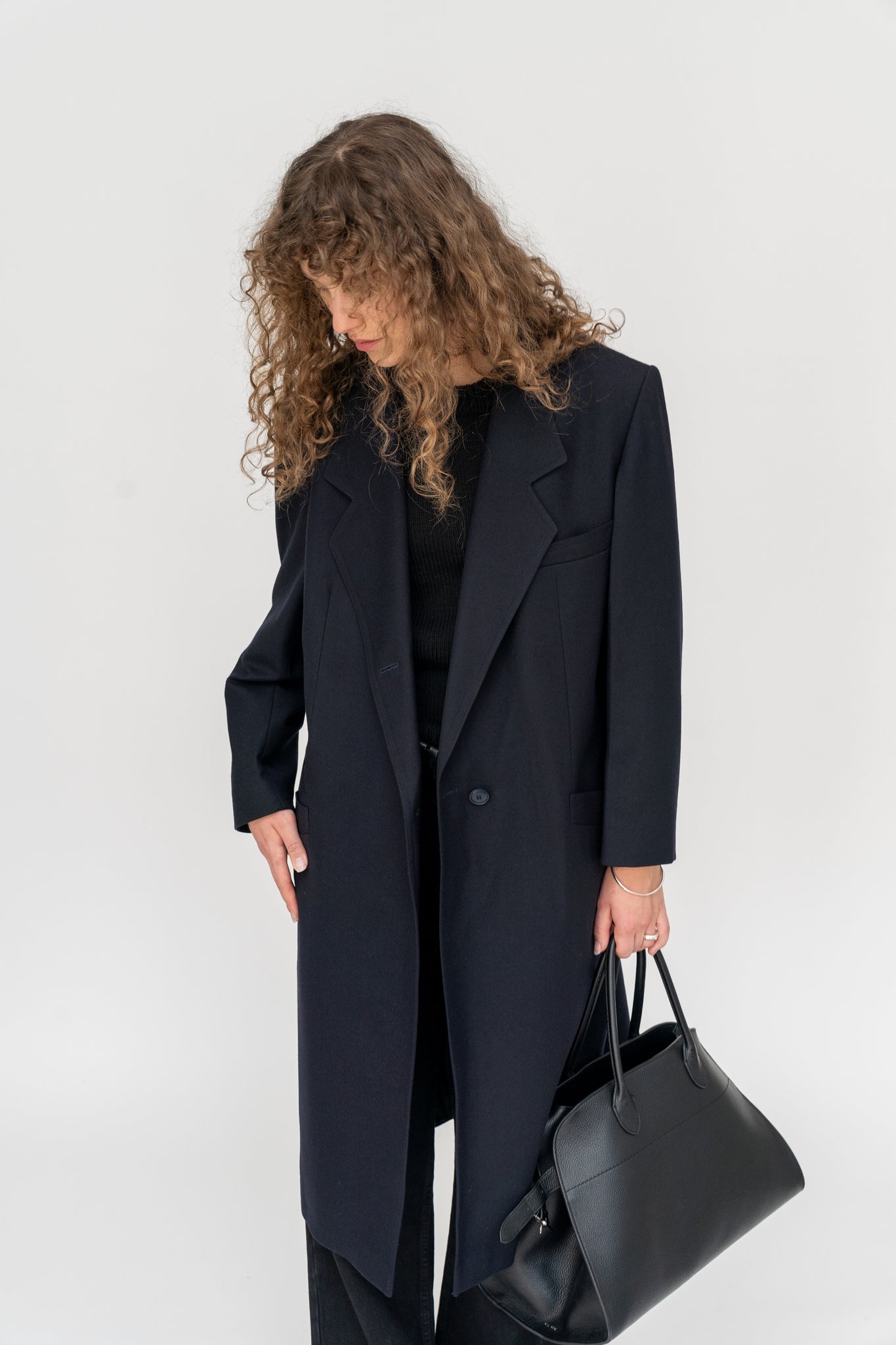 Wool Coat Deep Navy